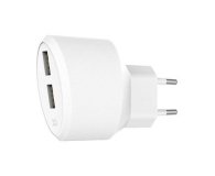 Ładowarka i akumulator Xqisit Ladowarka Sieciowa XQISIT 2xUSB 3.4A biala